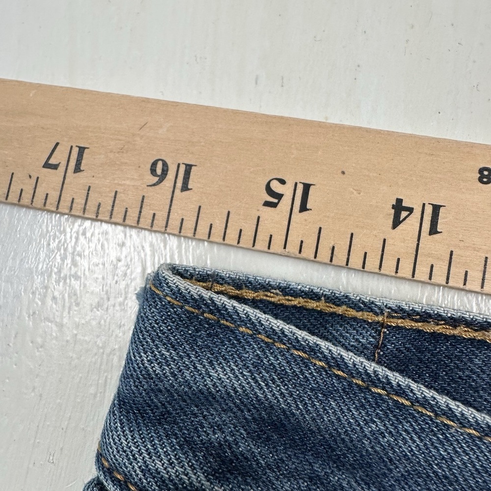 Y2K Levi's 501 Jeans Men Meas 32x27 Blue Button Fly Denim Cotton Egypt Tag 34 - Picture 6 of 11